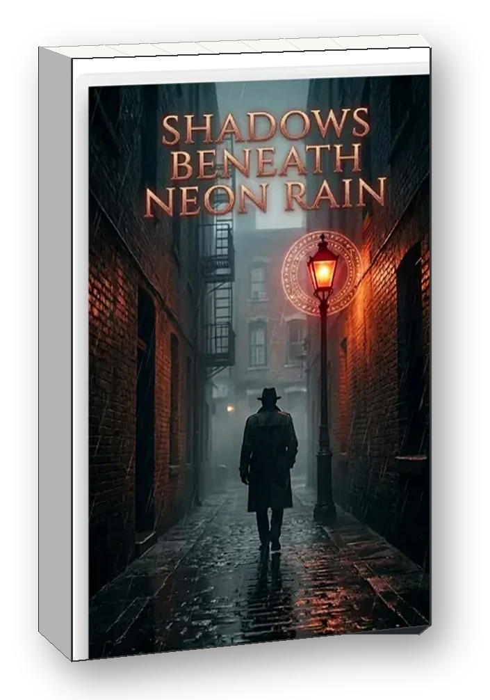 Shadows Beneath Neon Rain